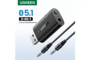 Ugreen 2 in 1 USB Bluetooth 5.1 Transmitter Receiver Audio Adapter AUX 3.5mm