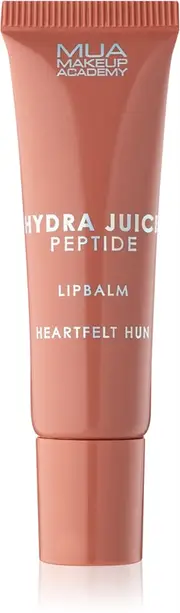 MUA Makeup Academy Hydra-Juice Peptide moisturizing lip balm for shine αρώματα Heartfelt Hun (Honey) 10 ml