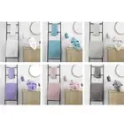 4 Pcs Waffle Bath Towel for Triangle Dry Hair Cap Hair Band Suit Sets Cotton Sof