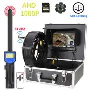 9Inch DVR 16GB Screen Sewer Pipeline Camera Self Leveling 30M 512HZ Pipe Locator