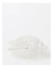 [Australian House & Garden] Trinidad Glass Conch Shell Sculpture 13cm in White