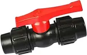 Valve,Ball Valve, Ball Valve, Plastic Water Pipe Quick Isolator Valve, Connector Tube Ball Valves Accessories(Black,63mm)