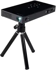 Projector 4K Supported - Native 1080P Projector Bluetooth Outdoor Movie Projector/Full Sealed Design/Digital Display/50% Zoom, for Phone/PC/DVD/TV/PS4