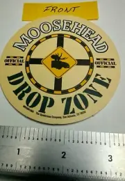 MOOSEHEAD BREWING CO of ST JOHN NB, "MOOSEHEAD DROP ZONE" BEER COASTER.