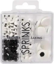 Sprinks Professional Baking Edible Eye Sprinkles 70G- Decorating Kit | Sugar Eye