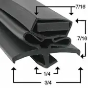 Beverage-Air Part# Bev66014 Magentic Door Gasket
