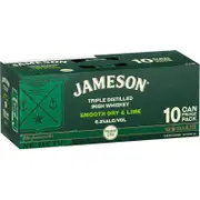 [Jameson] Jameson Smooth Dry & Lime (10 pack) Can