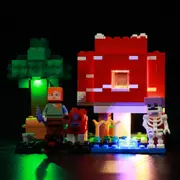 Brick Shine - Light Kit for LEGO® Minecraft The Mushroom House 21179