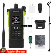 HAMGEEK APX-8000 12W VHF UHF Walkie Talkie Duplex Working Mode (Green)+Earphone