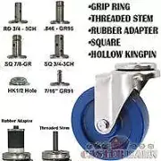 4" Solid Polyurethane Stainless Steel Swivel Caster