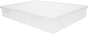 KITANDOVE Document Storage Box File Storage Case Plastic Birth Certificate Protector Easy Stackable