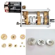 Metal Gearbox Bevel Gear / Synchronizer Set for 1:14 Tamiya Man RC Truck