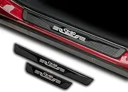 GZBFTDH Door Sill Scuff Plates for Mazda CX-90 2024, Door Entry Guard Accessories Trim Cover, Auto Interior Accessory Kick Panels 4pcs set