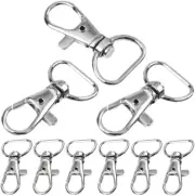 30Pack 5/8" Swivel Clasp, Keychain Snap Hook Lobster Claw Clasp Metal Hook Clips