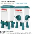 Chicken Duct Quail Feeder Food Water Poultry Food Supply Raised Safety Container