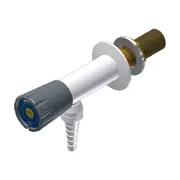 Gentec DURALAB - Laboratory Tapware Wall Mounted Laboratory Angle Tap with Detachable Tube Nozzle - Compressed Air