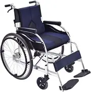 Transport Wheelchair Folding Wheelchair Transport Wheelchair Manual Wheelchair Aluminum Alloy Foldable armrest Pedal with Handbrake
