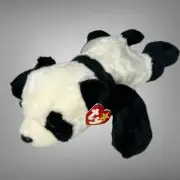 Peking Panda 13 Inches Ty Beanie Buddies 1998 Toy Plush Retired Pellets
