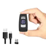 Mini 2D Portable Handheld Bluetooth Barcode Scanner Wireless 2.4G & USB Wired...