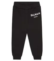 [Balmain Kids] Balmain Kids Baby logo cotton sweatpants M 12 black