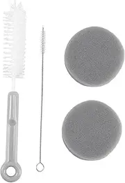 GOOHOCHY Pet Water Bowl Cleaner Set 4pcs Cleaning Tools Long Handle Brush for Cats Dogs Easy Daily Cleaning