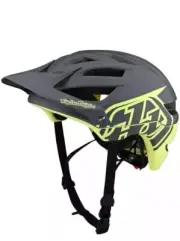 Troy Lee Designs A1 Classic MipsMTB Mountain Bike Helmet Gray/Yellow SM