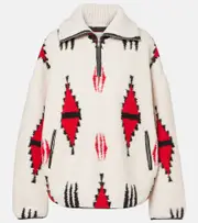 [Marant Etoile] Marant Etoile Marner half-zip sweater AU 6 white