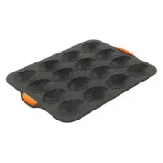 Bakemaster Durable and Lightweight Silicone 16 Cup Madeleine Pan 35.5x24.5x2cm