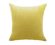 Solid Color Soft Throw Pillow Case Cushion Cover Home Sofa Car Cafe Decoration-Yellow