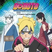 BORUTO - NARUTO NEXT GENERATIONS - 2022 WALL CALENDAR - BRAND NEW