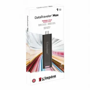 【Kingston 金士頓】DataTraveler Max USB 3.2 Gen 2 1TB Type-C隨身碟(DTMAX/1TB)