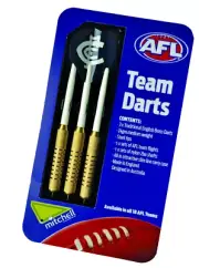 Carlton AFL Set of 3 Traditional English Brass Darts with Tracking No.