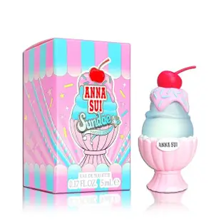 【ANNA SUI 安娜蘇】果漾聖代淡香水 5ml-粉紅柚惑 沾式小香(專櫃公司貨)