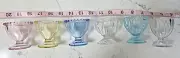 Pretty Glass Egg Cups - Pastel Colored, VARIETY NEW