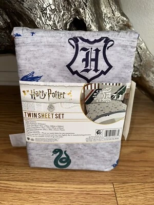 Harry Potter Twin Sheet Set Print 3 Pieces Flat, Fitted, Pillowcase