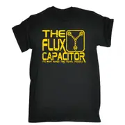 The Flux Capacitor - Mens Funny Novelty T-Shirt Tshirts BLACK T Shirt
