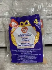 McDonalds 1993 Tag Ty Teenie Beanie Baby Spunky The Cocker Spaniel 1999 #4 NIP