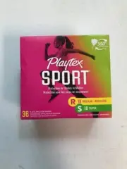 Playtex Sport Tampons Multipack (Regular/Super Absorbency) - 36 CT