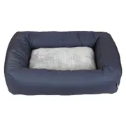 Lexi & Me Rectangle Dog Bed - Small/Medium / Grey