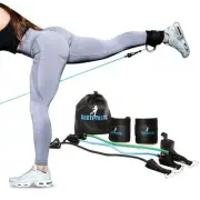 Glute-Tastic - Ankle Kickback Strap with Resistance Bands for Butt & Hip Exer...