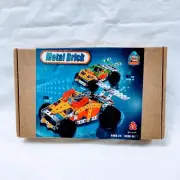 Conmay Metal Brick Racecar 898B-24 Steel Erector Set 160 pc Age 8+
