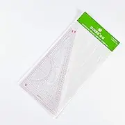 DIHAN Metric triangle scale ruler, 1/2&1/3 &1/4 &1/5 sandwich line scale Sewing Tailor Ruler vary form Tailor fashion design ruler, pattern making ruler, tailoring ruler, garment ruler, sewing ruler (1:3,1:4,1:5)