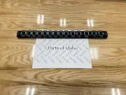 Snap on Tools NEW BLACK 3/8” SAE Lock-A-Socket Magnetic Rail Organizer LAS38SBK