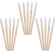 FIXOSHEE 15Pcs Portable Polymer Clay Tools Dual End Sculpting Pens for Nail Carving for Beginners Professionals Easy to Use for and Decorations
