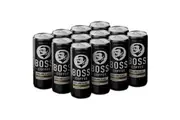 Suntory Boss Coffee Drink Long Black 237mL 12 Cans Bulk Pack Carton