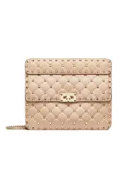 Valentino Garavani Medium Rockstud Spike Nappa Leather Bag