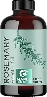 Rosemary Oil for Thin Hair Care - Pure Rosemary Essential Oil for Oil Diffuser Essential Oils and Aromatherapy Oils for Hair Skin and Nails - Rosemary Hair Oil for Hair Treatment and Scalp Care (Rosemary, 30 ml (Pack of 1))