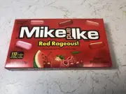 1 THEATER BOX * Mike and Ike Red Rageous! Chewy Assorted Fruit Flavored Candy