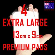 ALDI TENS EMS compatible EXTRA LARGE ELECTRODE PADS - 13cm x 9cm x 4 PADS