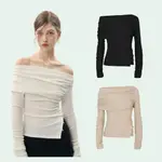 [韓國代購] PAIN OR PLEASURE SHOULDER TOP BLACK, WHITE, BEIGE 上衣